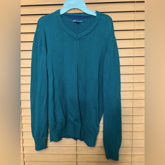 John Ashford V-Neck Sweater green Size M - Picture 1 of 5